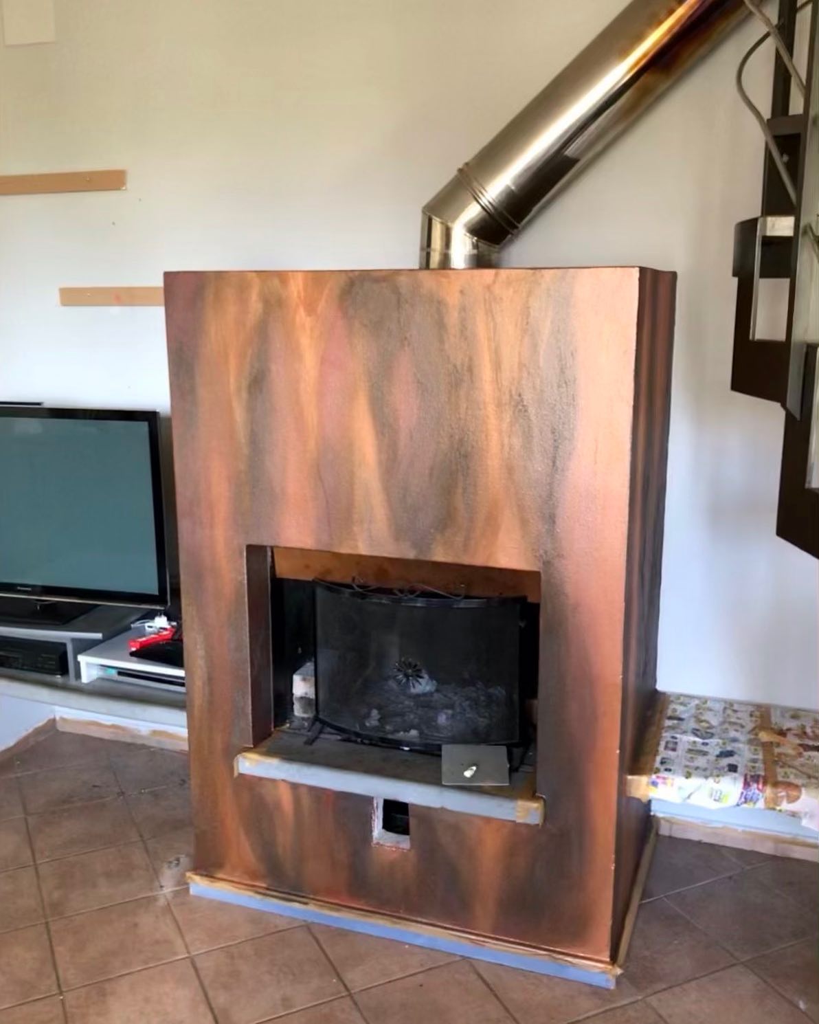 Camino in cartongesso